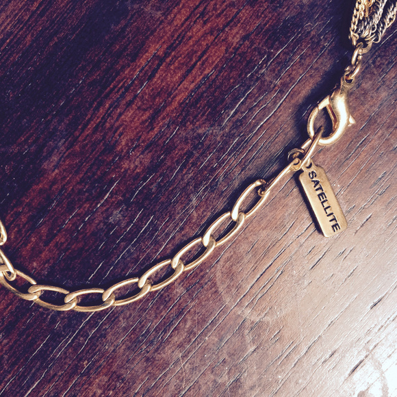 Satellite Paris 14" Necklace: Gold, Silver, Gunmet - Picture 5 of 5